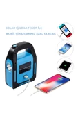 CATA CT 9955 HAZAR GÜNEŞ ENERJİLİ EL FENERİ IŞILDAK USB ŞARJ EDİLEBİLİR SOLAR  EL FENERİ - INGES - 1