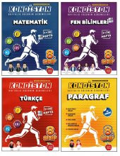 Newton 8. Sınıf LGS Matematik + Fen Bilimleri + Türkçe + Paragraf Kondisyon Denemeleri 4 Kitap - 1