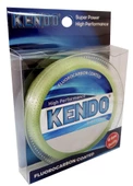 Kendo FluoroCarbon Kaplı Hayalet Olta Misinası 300m Yeşil - 2
