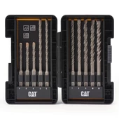 CAT DA03901 10 Parça Tungsten Karbür SDS-Plus Beton Matkap Uç Seti - 12