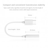 Type C To 3.5mm Kulaklık Ses Çevirici Dönüştürücü Aux Adaptör - 3