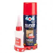 404 MDF Aktivatörlü Hızlı Yapıştırıcı 50 gr +  200 ml Soğutucu - 1
