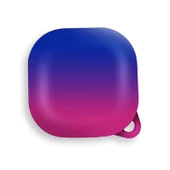 Gpack Samsung Galaxy Buds FE Kılıf Kancalı Çift Renk Sert Plastik SF8 - 2