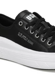 U.S Polo Assn. CLEME PU 3PR Kadın Sneaker Ayakkabı Siyah Beyaz 36-40 thumbnail 7