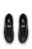 U.S Polo Assn. CLEME PU 3PR Kadın Sneaker Ayakkabı Siyah Beyaz 36-40 thumbnail 4