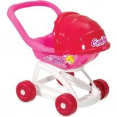 Dede Oyuncak Candy & Ken Tenteli Bebek Arabası 01370 - 1