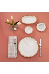 Schafer Farina Kahvaltı Takımı-32 Parça Bej thumbnail 1