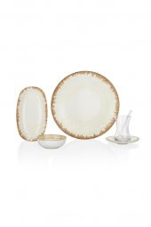 Schafer Farina Kahvaltı Takımı-32 Parça Bej thumbnail 2