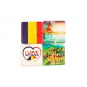 Romanya Temalı Dörtlü Taş Magnet thumbnail 1