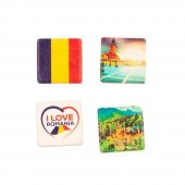 Romanya Temalı Dörtlü Taş Magnet thumbnail 2