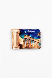 Yunanistan Atina Sütun Magnet - 3
