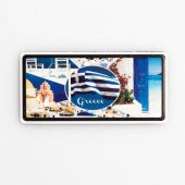 Yunanistan Temalı Plaka Magnet thumbnail 1
