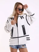 Mtn M2201 Kadın Oversize Tüylü Ceket thumbnail 3