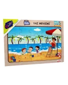Playwood Ahşap Eğitici Puzzle Yaz Mevsimi ONY120 - 1