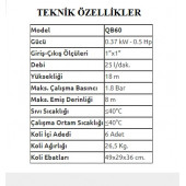 Micro Vortex Su Pompası - QB60 - 4