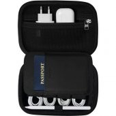 Spigen Cable Organizer Bag (Kablo Düzenleyici Çanta) Rugged Armor Pro Black - AFA04536 Outlet - 1