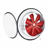Kapaklı Banyo Wc İşyeri Havalandırma Aspiratörü Fanı Kirli Hava Kötü Koku Metal Vantilatör 250 mm - 5