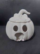 Seramik Hallowen Balkabağı 15x14cm Cadılar Bayramı - 1