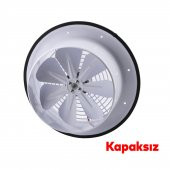 Vantilatör Banyo Wc İşyeri Havalandırma Aspiratörü Fanı Kirli Hava Kötü Koku Metal 250 mm - 3