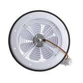 Vantilatör Banyo Wc İşyeri Havalandırma Aspiratörü Fanı Kirli Hava Kötü Koku Metal 250 mm - 5