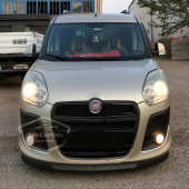 Fiat Doblo D3 2010-2015 Uyumlu Üniversal Astra H lip Esnek Ön Lip 2 Parça Tampon Altı Dil Karlık Ön Ek - 3