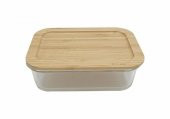 PORLAND BAMBOO DİKDÖRTGEN SAKLAMA KABI 1040 CC - 1