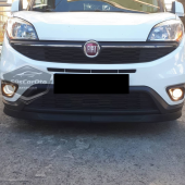 Fiat Doblo D4 2015-2021 Uyumlu Üniversal Astra H lip Esnek Ön Lip 2 Parça Tampon Altı Dil Karlık Ön Ek - 2