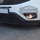 Fiat Doblo D4 2015-2021 Uyumlu Üniversal Astra H lip Esnek Ön Lip 2 Parça Tampon Altı Dil Karlık Ön Ek - 8
