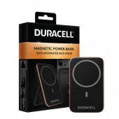 Duracell 5.000mAh Magsafe Wireless Powerbank 18W ( Stand Özellikli ) - Siyah - 1
