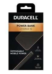 Duracell 10.000mAh Powerbank PD 18W ( USB-A, USB-C ) - Siyah - 1