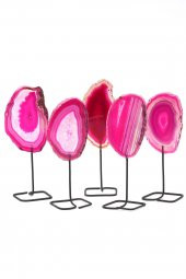 Standlı Akik Doğal Taş Plaka thumbnail 1