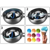 Çelik Dondurma Servis Kaşığı | Dondurma Makası 60 Mm (PDM-60) thumbnail 5