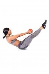 Ciwaa CWA-2285  Pilates Ağırlık Topu Pilates Toning Ball Denge VeAğırlık Topu 3  Kg x2 - 2