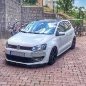 Vw Polo Mk5 6R-6C 2009-2017 Uyumlu Üniversal Astra H lip Esnek Ön Lip 2 Parça Tampon Altı Dil Karlık Ön Ek - 2