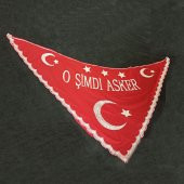 Asker Şalı O Şimdi Asker Yazılı Şal - 2