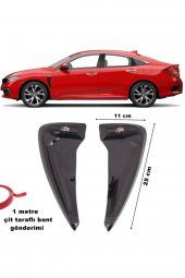 Fr Çamurluk Ventil Piano Black Esnek Ürün Üniversal 2 Adet - 1