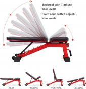 Relife Profesyonel Ağırlık Benç Sehpası WB-603BK - 5