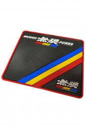 Kaydırmaz Silikonlu Ped Araç Göğüs Torpido Ev Ofis Çok Amaçlı Mugen Power Desenli 19 cm x 16,5 cm - 1