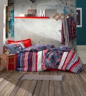 Cotton Box Genç Odası Tek Kişilik Nevresim Takımı The Riders Kırmızı thumbnail 1