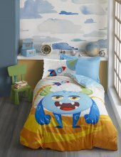 Cotton Box Junior Tek Kişilik Nevresim Takımı Giant Mavi - 1