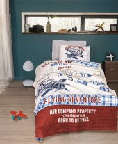 Cotton Box Junior Tek Kişilik Complete Set Flying Gri - 1