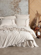 Cotton Box Cotton Keten Çift Kişilik Nevresim Takımı Pelias thumbnail 1