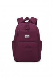 Bagacar Smart Bag 3159 Okul ve Günlük Laptop Bölmeli Sırt Çantası Bordo - 1