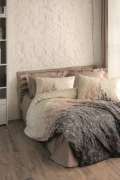 Cotton Box Dual Tek Kişilik Nevresim Takımı Lindon Bej thumbnail 1