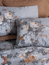 Cotton Box Tek Kişilik Nevresim Takımı Lenora Kahve - 2