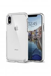 iPhone X Antişok Sararmaz Şeffaf Kılıf - 2