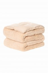 Cotton Box Çift Kişilik Peluş Yorgan Krem 195x215 - 1