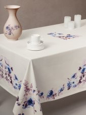 Cotton Box Pano Baskılı Masa Örtüsü Grazra Lila 170x230 - 1
