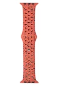 Watch 7 41mm KRD-02 Yeni Seri Suya Dayanıklı Delikli Renkli Silikon Kordon - 11