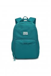 Bagacar Smart Bag 3159 Okul ve Günlük Laptop Bölmeli Sırt Çantası Petrol - 5